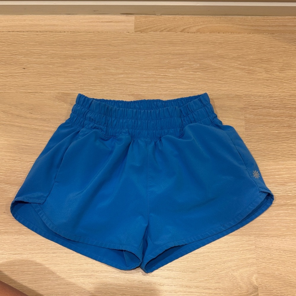 Athleta Girl Royal Blue Elastic Waist Active Shorts - size XS/6